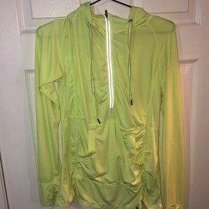 Tangerine Neon Yellow Quarter Zip - Small